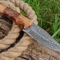 CUSTOM HANDMADE DAMASCUS STEEL 10" HUNTING KNIFE, SKINNER KNIFE, BOWIE KNIFE,EDC