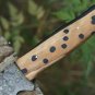 HANDMADE DAMASCUS STEEL 15" KUKRI KNIFE, HUNTING BOWIE KNIFE WITH WOOD HANDLE