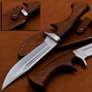 CUSTOM HANDMADE D2 STEEL 12" HUNTING SKINNER KNIFE, BUSHCRAFT KNIFE, SUEVIVAL