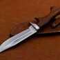 CUSTOM HANDMADE D2 STEEL 12" HUNTING SKINNER KNIFE, BUSHCRAFT KNIFE, SUEVIVAL
