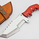 HANDMADE D2 STEEL 9.5" HUNTING TRACJKER KNIFE, SKINNER KNIFE, SURVIVAL KNIFE EDC