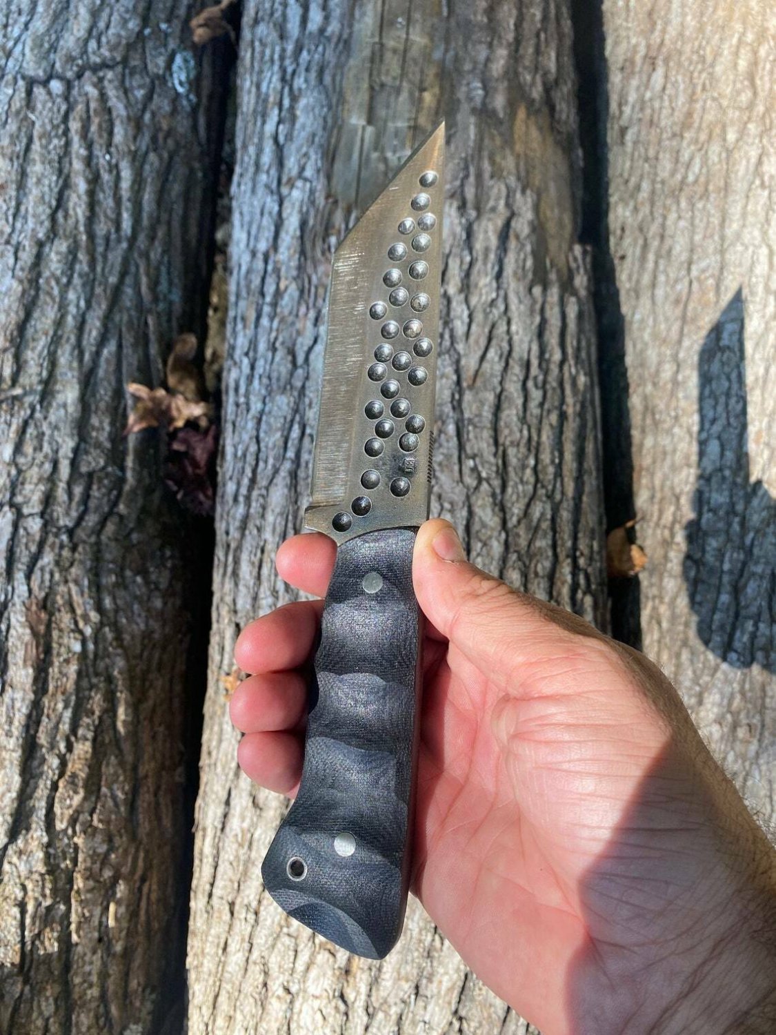 CUSTOM HANDMADE D2 STEEL 10" TANTO KNIFE, SKINNER KNIFE, BUSHCRAFT KNIFE OUTDOOR