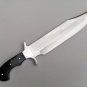CUSTOM HANDMADE D2 STEEL 15" HUNTING KNIFE, BOWIE KNIFE, TACTICAL KNIFE SWORD,