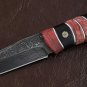 CUSTOM HANDMADE DAMASCUS STEEL 12" CASTANEA LAMINATED DAMASCUS STEEL KNIFE JORN