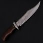 CUSTOM HANDMADE DAMASCUS STEEL 13" HUNTING KNIFE, SKINNER KNIFE, BOWIE KNIFE,EDC