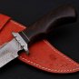 CUSTOM HANDMADE DAMASCUS STEEL 13" HUNTING KNIFE, SKINNER KNIFE, BOWIE KNIFE,EDC