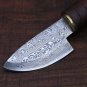 CAVEMAN KNIFE CUSTOM HANDMADE DAMASCUS STEEL 8" HUNTING KNIFE, SKINNER KNIFE,