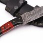 CUSTOM HANDMADE DAMASCUS STEEL 8.5" HUNTING KNIFE, SKINNER KNIFE, TACTICAL KNIFE