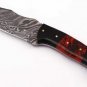 CUSTOM HANDMADE DAMASCUS STEEL 8.5" HUNTING KNIFE, SKINNER KNIFE, TACTICAL KNIFE