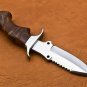 CUSTOM HANDMADE D2 STEEL 10" SKINNER BOWIE KNIFE, TACTICAL HUNTING KNIFE, EDC