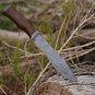 HANDMADE DAMASCUS STEEL 13" HUNTING KNIFE, SKINNER KNIFE, BOWIE KNIFE, ROSE WOOD