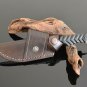 CUSTOM HANDMADE DAMASCUS STEEL 9.0" HUNTING KNIFE, SKINNER KNIFE, OUTDOOR KNIFE