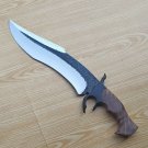 CUSTOM HANDMADE CARBON STEEL 15" HUNTING KNIFE, BOWIE KNIFE, TACTICAL KNIFE, EDC