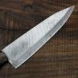 SET OF 2 CUSTOM HANDMADE DAMASCUS STEEL CLEAVER & KNIFE, KITCHEN KNIFE, EDC