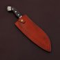 CUSTOM HANDMADE DAMASCUS STEEL 12" CHEF KNIFE, KITCHEN KNIFE, OUTDOOR KNIFE, EDC