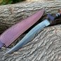 CUSTOM HANDMADE DAMASCUS STEEL 18" BIG BOWIE KNIFE, HUNTING KNIFE, SKINNER KNIFE