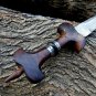 CUSTOM HANDMADE DAMASCUS STEEL 18" BIG BOWIE KNIFE, HUNTING KNIFE, SKINNER KNIFE