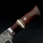 HANDMADE DAMASCUS STEEL 10" HUNTING KNIFE, SKINNER KNIFE, TRADITIONAL KNIFE, EDC