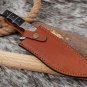 CUSTOM HANDMADE DAMASCUS STEEL 12" HUNTING KNIFE, KUKRI KNIFE, OUTDOOR KNIFE,EDC