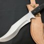 CUSTOM HANDMADE D2 STEEL 14" HUNTING KNIFE, SKINNER KNIFE, BOWIE KNIFE, EDCKNIFE