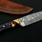 CUSTOM HANDMADE DAMASCUS STEEL 10" HUNTING KNIFE, SKINNER KNIFE, TACTICAL KNIFE