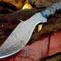 CUSTOM HANDMADE DAMASCUS STEEL 15" HUNTING KNIFE, SKINNER KNIFE, SURVIVAL KNIFE