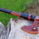 CUSTOM HANDMADE D2  STEEL 20" AXE/HATCHET , SKINNER KNIFE,OUTDOOR AXE, EDC AXE