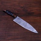 CUSTOM HANDMADE DAMASCUS STEEL 13" CHEF KNIFE, KITCHEN KNIFE,GYUTO KNIFE,GIFT