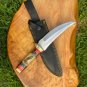 CUSTOM HANDMADE D2 STEEL 10" HUNTING KNIFE, SKINNER KNIFE, TACTICAL KNIFE, EDC
