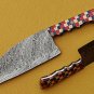 HANDMADE DAMASCUS STEEL 12" CLEAVER KNIFE, SKINNER KNIFE, CHEF KNIFE, KITCHEN