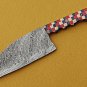 HANDMADE DAMASCUS STEEL 12" CLEAVER KNIFE, SKINNER KNIFE, CHEF KNIFE, KITCHEN