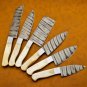 CUSTOM HANDMADE DAMASCUS STEEL CHEF KNIFE SET, KITCHEN KNIFE SET, OUTDOOR KNIVES