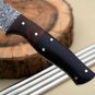 CUSTOM HANDMADE DAMASCUS STEEL 11" HUNTING KNIFE, SKINNER KNIFE, OUTDOOR KNIFE