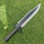 CUSTOM HANDMADE D2 STEEL 13" HUNTING BOWIE KNIFE, SKINNER KNIFE, TACTICAL KNIFE