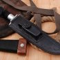 COMMANDO KNIFE D2 STEEL 14" HUNTING KNIFE, HALLOW HANDLE, REMOVABLE BACK GUARD
