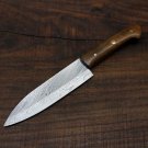 CUSTOM HANDMADE DAMASCUS STEEL 12" CHEF KNIFE, KITCHEN KNIFE OUTDOOR KNIFE GIFT