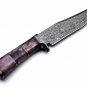 CUSTOM HANDMADE DAMASCUS STEEL 12" HUNTING KNIFE, BOWIE KNIFE, SURVIVAL KNIFE