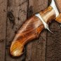 CUSTOM HANDMADE DAMASCUS STEEL 12" HUNTING KNIFE, DOUBLE GUARD KNIFE, OUTDOOR ED
