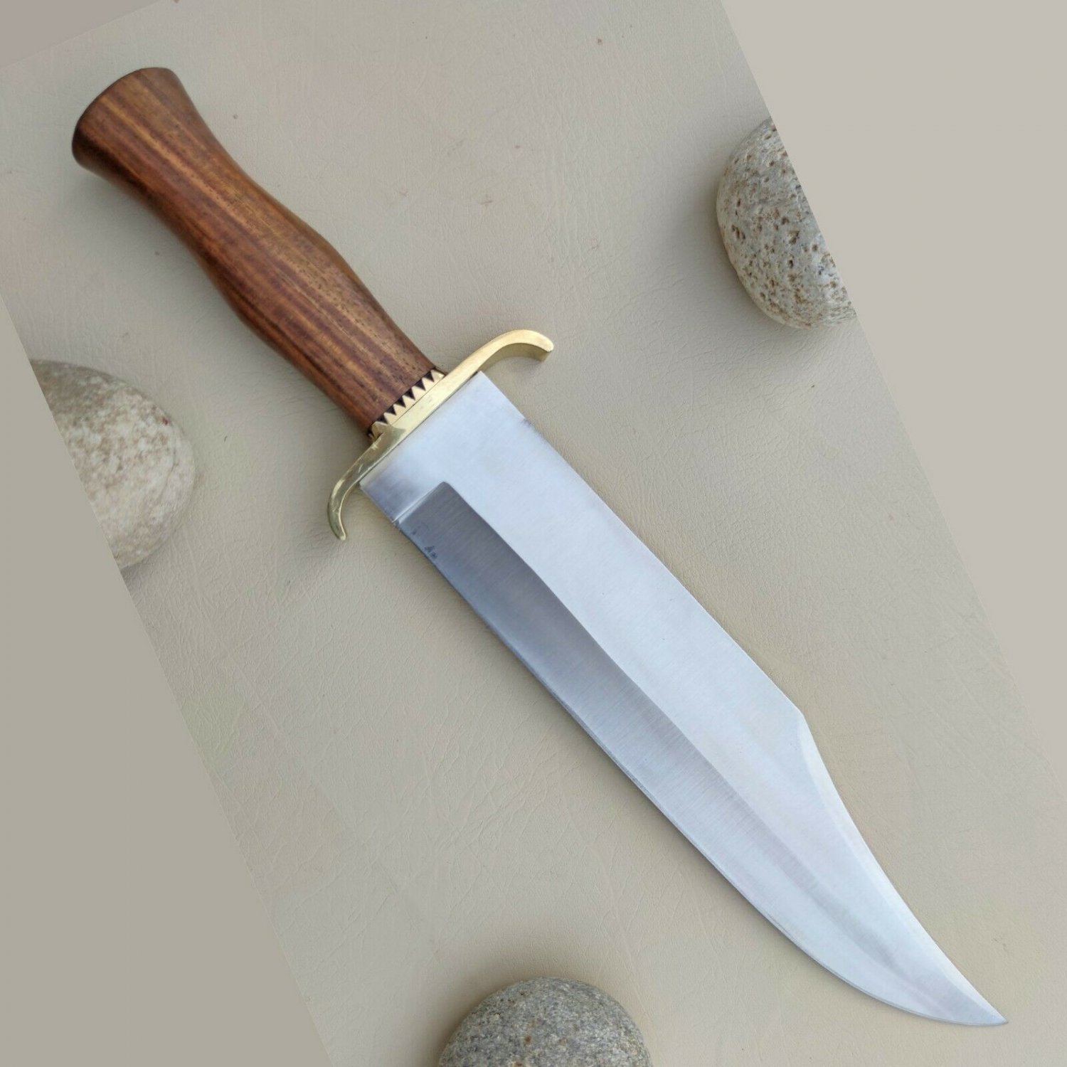 CUSTOM HANDMADE D2 STEEL 15" HUNTING KNIFE, BOWIE KNIFE, OUTDOOR KNIFE, SURVIVAL