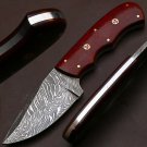 A Beautiful Custom Handmade Damascus Steel 7.0” inches Skinner Knife  With MICARTA