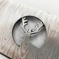 8.0" CUSTOM HAND MADE DAMASCUS STEEL SKINNER KNIFE OLIVEWOOD HANDLE W/SHEATH