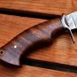 custom handmade Damascus steel bowie hunting knife rosewood handle gift for him