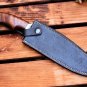 custom handmade Damascus steel bowie hunting knife rosewood handle gift for him