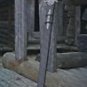 custom handmade forged Damascus steel Viking medieval sword with ash wood handle gift for him