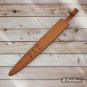 custom handmade Damascus steel double edge viking sword rosewood & brass handle gift for him