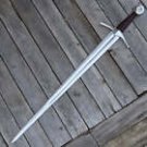 custom handmade D2 steel viking swords walnut wood handle gift for him groomsmen gift