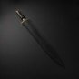 custom handmade Damascus steel  viking sword micarta and red spacer with guard & pommel handle