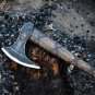 custom handmade carbon steel hunting viking axe rosewood handle gift for him groomsmen gift