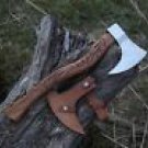 custom handmade carbon steel hunting Viking axe rosewood handle gift for him groomsmen gift