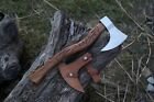 custom handmade carbon steel hunting Viking axe rosewood handle gift for him groomsmen gift